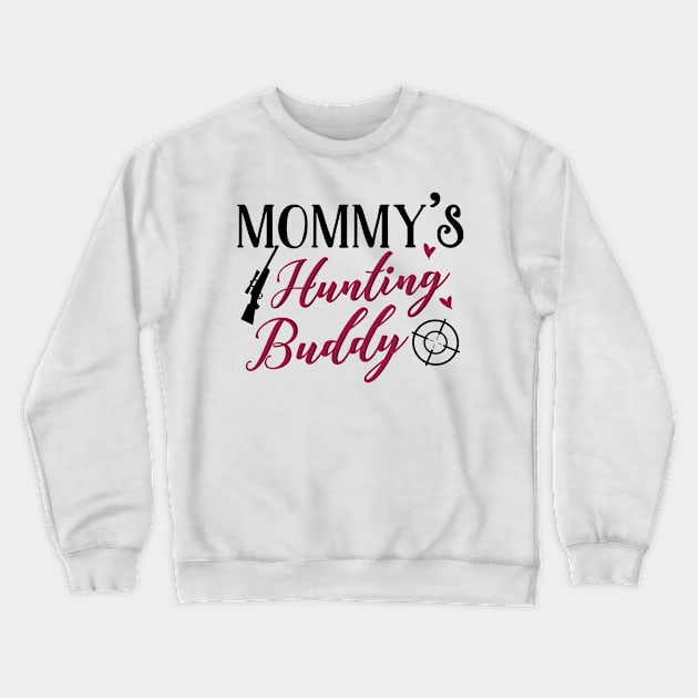 Hunting Mom and Baby Matching T-shirts Gift Crewneck Sweatshirt by KsuAnn